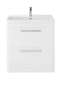 Hudson Reed Solar 800mm Floor Standing 2 Drawer Vanity Unit With Ceramic Basin