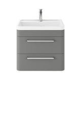 Hudson Reed Solar 600mm Wall Hung Vanity Unit With Polymarble Basin