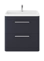 Hudson Reed Solar 800mm Floor Standing 2 Drawer Vanity Unit With Polymarble Basin
