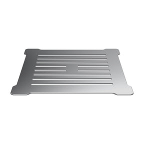 Square Shower Waste With Chrome Top