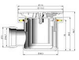 90mm Fast Flow Shower Waste
