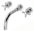 Tec Crosshead Wall Mounted Basin Mixer