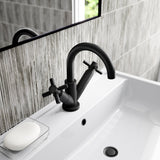 Tec Crosshead Mono Basin Mixer Matt Black