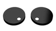 Matt Black Toilet Seat Cover Caps Black