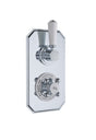 White Topaz Twin Thermostatic Shower Valve