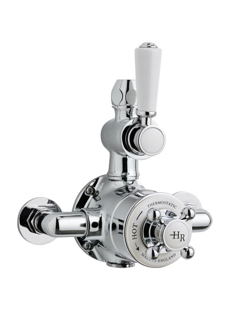 White Topaz Twin Thermostatic Shower Valve