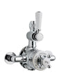 White Topaz Twin Thermostatic Shower Valve