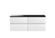 Hudson Reed Urban 1200mm Wall Hung 4-Drawer Unit With Laminate Worktop