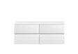 Hudson Reed Urban 1200mm Wall Hung 4-Drawer Unit With Laminate Worktop