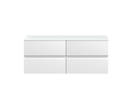 Hudson Reed Urban 1200mm Wall Hung 4-Drawer Unit With Laminate Worktop