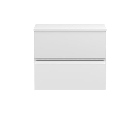 Hudson Reed Urban 600mm Wall Hung 2 Drawer Vanity Unit With Worktop