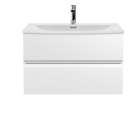 Hudson Reed Urban 810mm Wall Hung Vanity Unit With Curved Basin