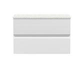 Hudson Reed Urban 800mm Wall Hung 2 Drawer Vanity Unit With Laminate Worktop
