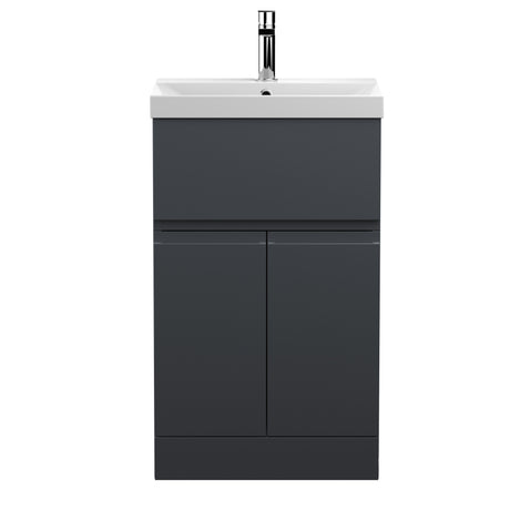 Hudson Reed Urban 500mm Floor Standing 2 Door 1 Drawer Vanity Unit With Basin