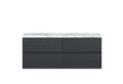 Hudson Reed Urban 1200mm Wall Hung 4-Drawer Unit With Laminate Worktop