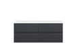 Hudson Reed Urban 1200mm Wall Hung 4-Drawer Unit With Laminate Worktop
