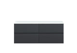 Hudson Reed Urban 1200mm Wall Hung 4-Drawer Unit With Laminate Worktop