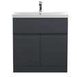 Hudson Reed Urban 800mm Floor Standing 2 Door Vanity Unit with Basin