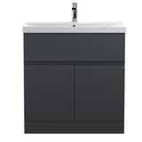Hudson Reed Urban 800mm Floor Standing 2 Door Vanity Unit with Basin
