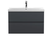 Hudson Reed Urban 810mm 2 Drawer Wall Hung Vanity Unit with Basin