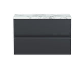 Hudson Reed Urban 800mm Wall Hung 2-Drawer Unit With Laminate Worktop