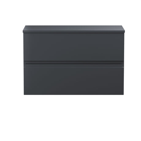 Hudson Reed Urban 800mm Wall Hung 2 Drawer Vanity Unit With Worktop