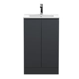 Hudson Reed Urban 500mm Floor Standing 2 Door Vanity Unit with Ceramic Basin