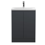 Hudson Reed Urban 600mm Floor Standing 2 Door Vanity Unit with Basin