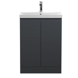 Hudson Reed Urban 600mm Floor Standing 2 Door Vanity Unit with Basin