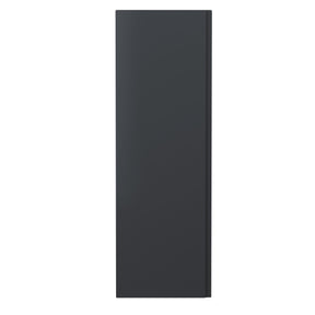 Hudson Reed Urban 400mm 1 Door Soft Black Wall Hung Tall Cabinet