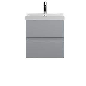 Hudson Reed Urban 500mm Wall Hung 2 Drawer Vanity Unit with Thin-Edge Basin