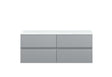 Hudson Reed Urban 1200mm Wall Hung 4-Drawer Unit With Laminate Worktop
