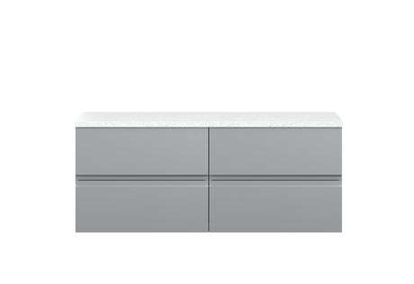 Hudson Reed Urban 1200mm Wall Hung 4-Drawer Unit With Laminate Worktop