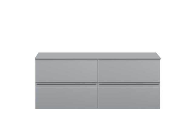 Hudson Reed Urban 1200mm Wall Hung 4-Drawer Unit With Worktop