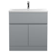 Hudson Reed Urban 800mm Floor Standing 2 Door 1 Drawer Vanity Unit With Basin