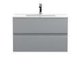 Hudson Reed Urban 800mm 2 Drawer Wall Hung Vanity Unit With Basin