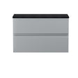 Hudson Reed Urban 805mm Wall Hung 2 Drawer Vanity Unit With Sparkling Black Worktop