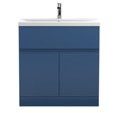 Hudson Reed Urban 800mm Floor Standing 2 Door 1 Drawer Vanity Unit With Basin & Soft Close
