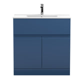 Hudson Reed Urban 800mm Floor Standing 2 Door 1 Drawer Vanity Unit With Basin