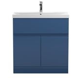 Hudson Reed Urban 800mm Floor Standing 2 Door Vanity Unit with Thin-Edge Basin