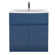 Hudson Reed Urban 800mm Floor Standing 2 Door Vanity Unit with Curved Basin