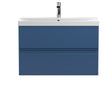 Hudson Reed Urban 800mm Wall Hung 2 Drawer Vanity Unit with Basin