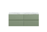 Hudson Reed Urban 1200mm Wall Hung 4-Drawer Unit With Laminate Worktop