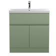 Urban 800mm Floor Standing 2-Door/Drawer Unit and Thin-Edge Basin 1 Tap Hole