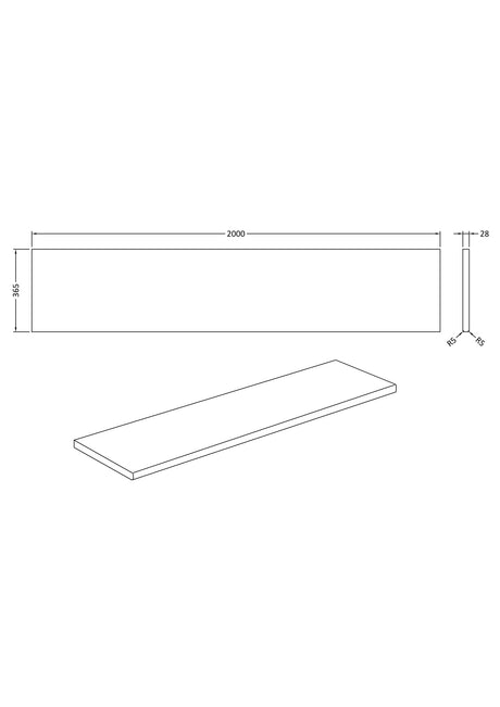 Fusion Fitted Laminate Worktop