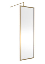 Full Outer Frame Wetroom Screens Full Outer Frame Wetroom 8mm Toughened Safety Glass Screen & Support Bar 1950mm x 700mm x 8mm