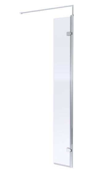 Chrome Wetroom Swing Screen 300 x 1950mm