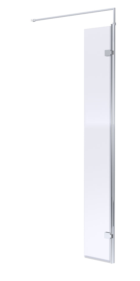 Chrome Wetroom Swing Screen 300 x 1950mm