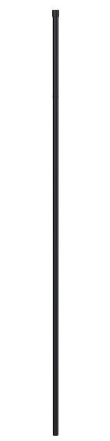 Black Wetroom Screen Ceiling Post