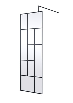 Abstract 700mm Frame Wetroom Screen 8mm Glass